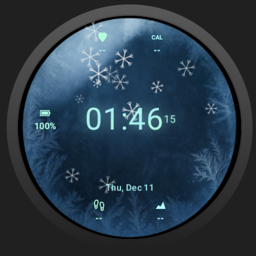Snowflakes Watch Face Icon