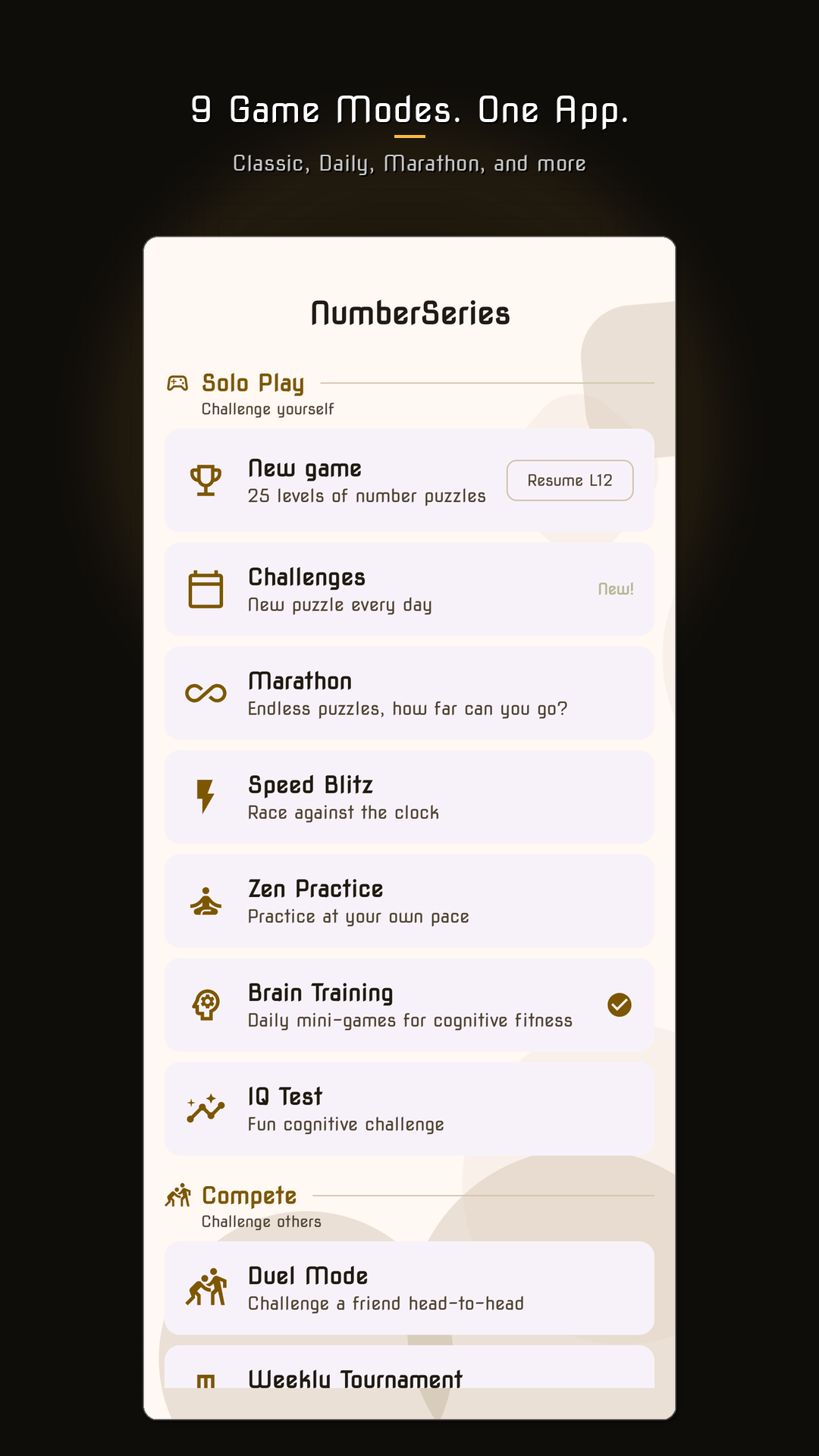 Number Series: Mind Puzzles screenshot